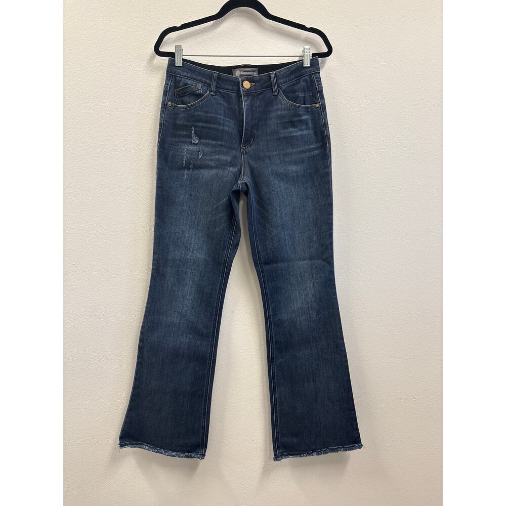 Democracy flair, dark denim jeans